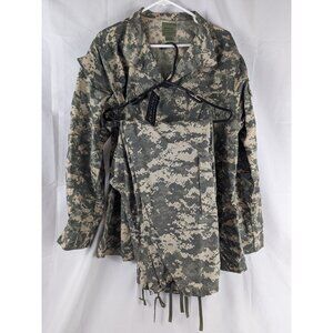 Digital Camo Tactical Shirt Jacket Medium Long Chest 37"-41" & Pants 35"-39"